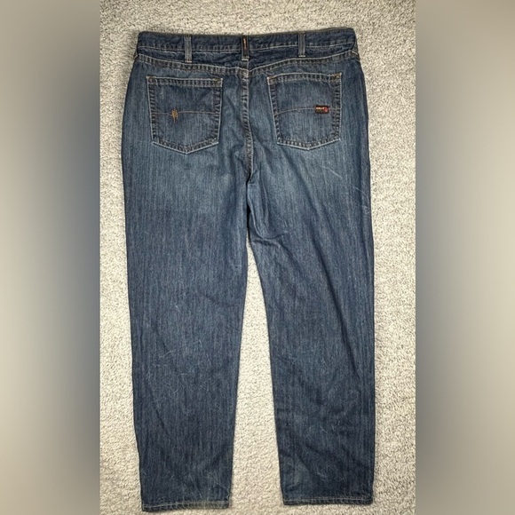 Ariat Jeans Mens 44 x 34 Flame Resistant Work M3 Loose FR Utility Outdoors Dark - Picture 4 of 5